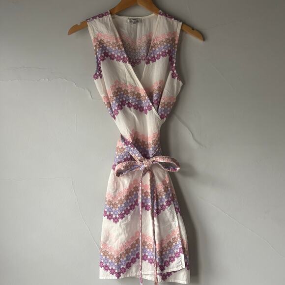 Miguelina Ali Wrap Dress Size Medium - Picture 5 of 8